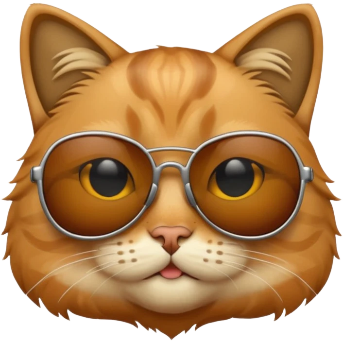 Cat wearing sunglasses emoji
