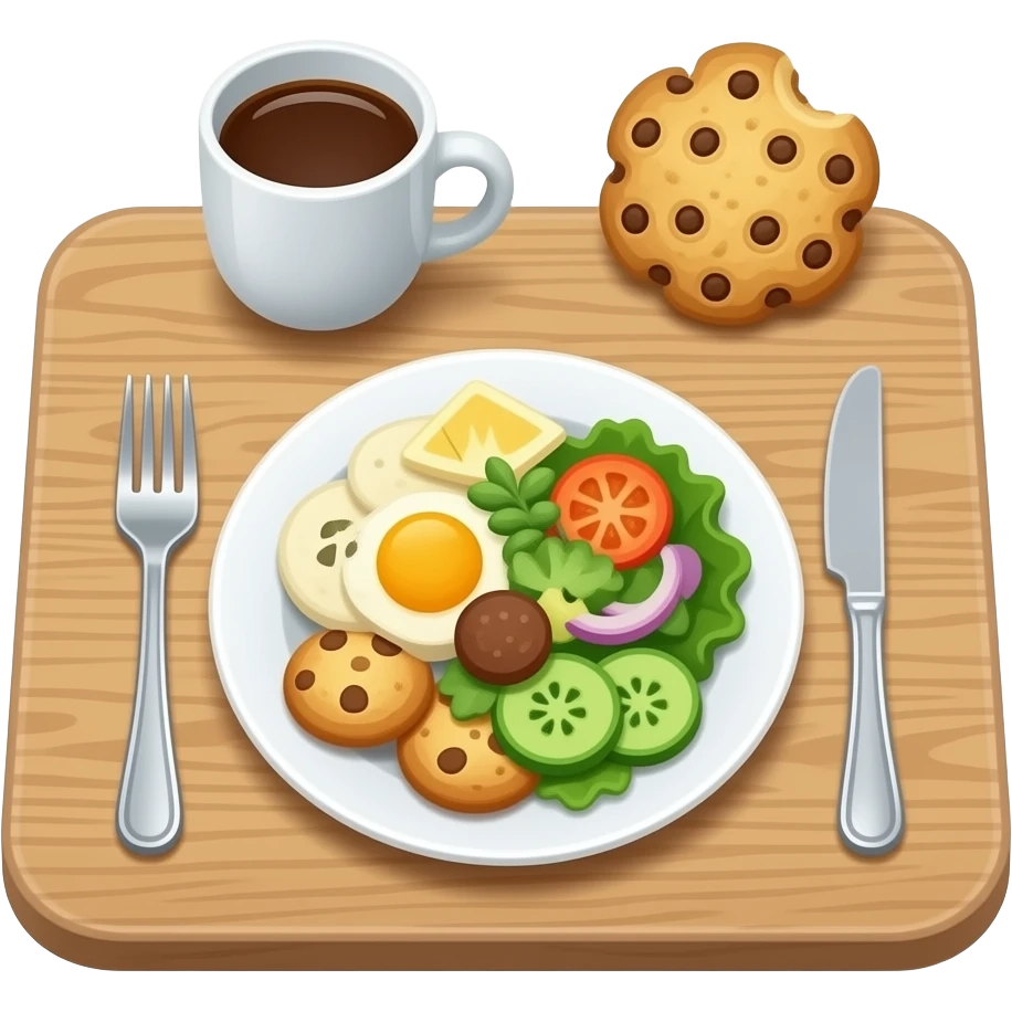 Boat meal cookie emoji