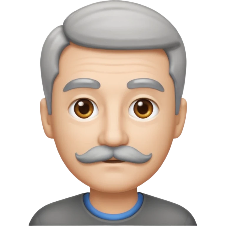 The  🥸 emoji but with gray eyebrows and mustache emoji