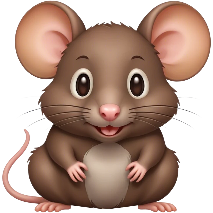 Happy rat emoji