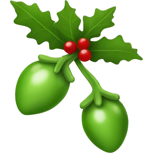 Mistletoe emoji