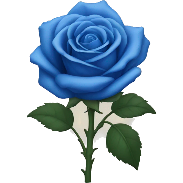 Blue Rose emoji