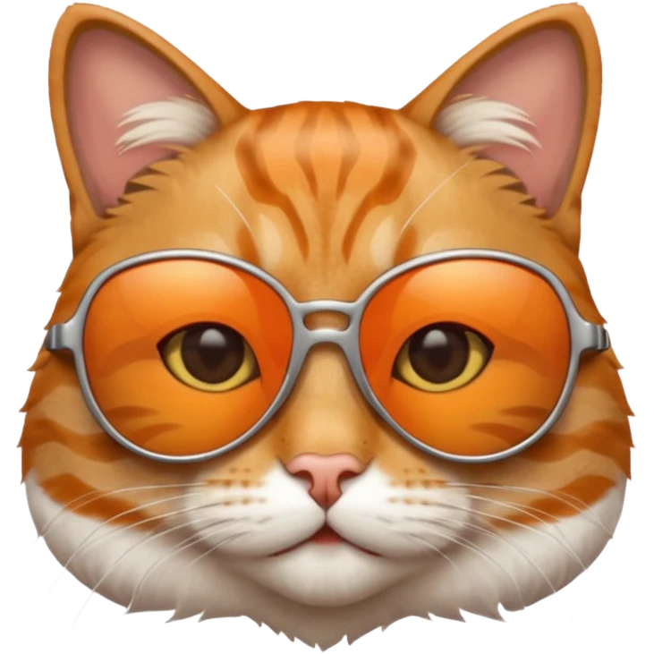 Cat wearing sunglasses emoji