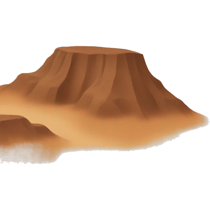 brown desert  emoji