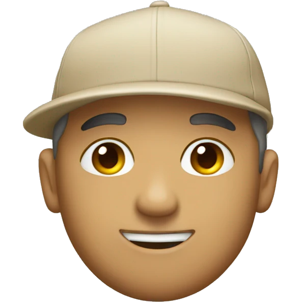 beige cap emoji