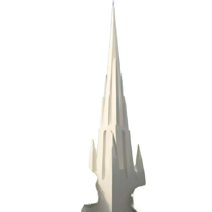 White spire emoji