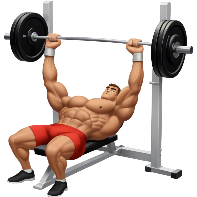 close-grip flat-benchpress emoji