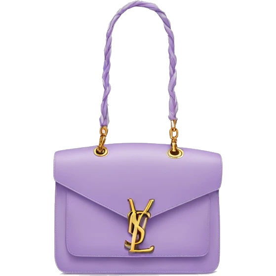 Lilac YSL bag emoji
