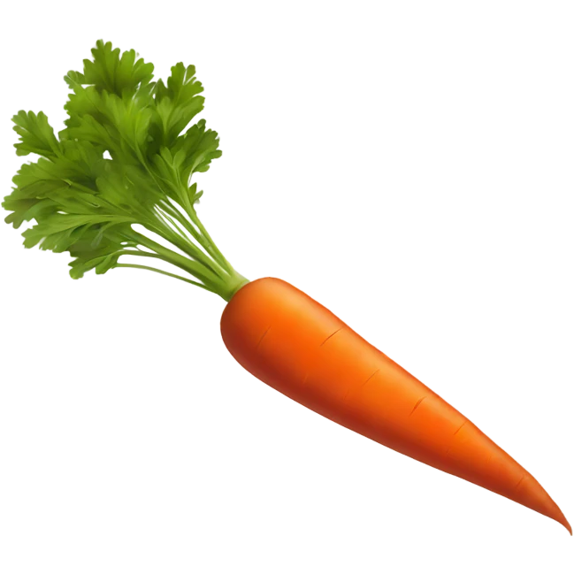 Red carrot emoji