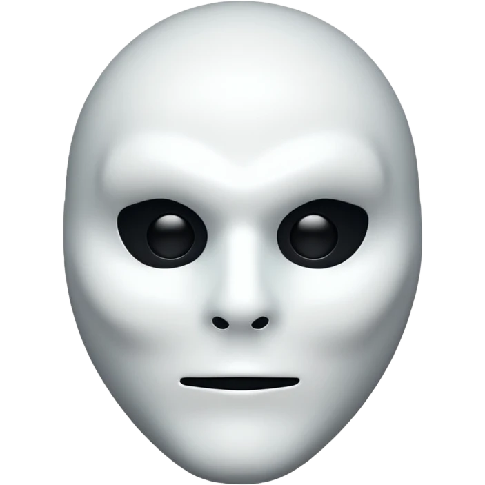 Ghost face from scream emoji