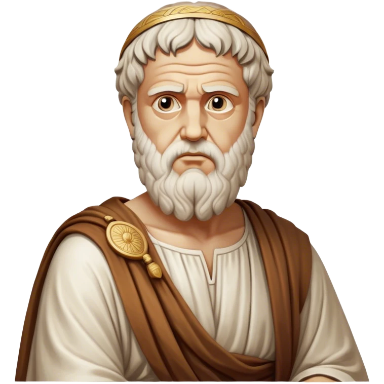 Cinematic Realistic portrait of Plato, depicted as a wise ancient philosopher with a contemplative gaze and detailed traditional Greek attire, rendered in soft, classical lighting that evokes antiquity emoji