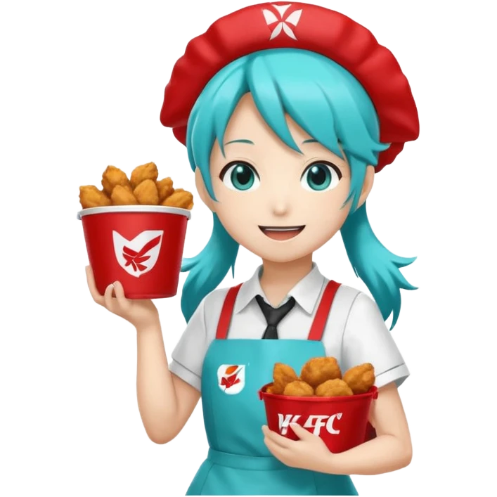 Hatsune Miku kfc  emoji