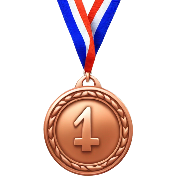 Copper 4th place medal emoji