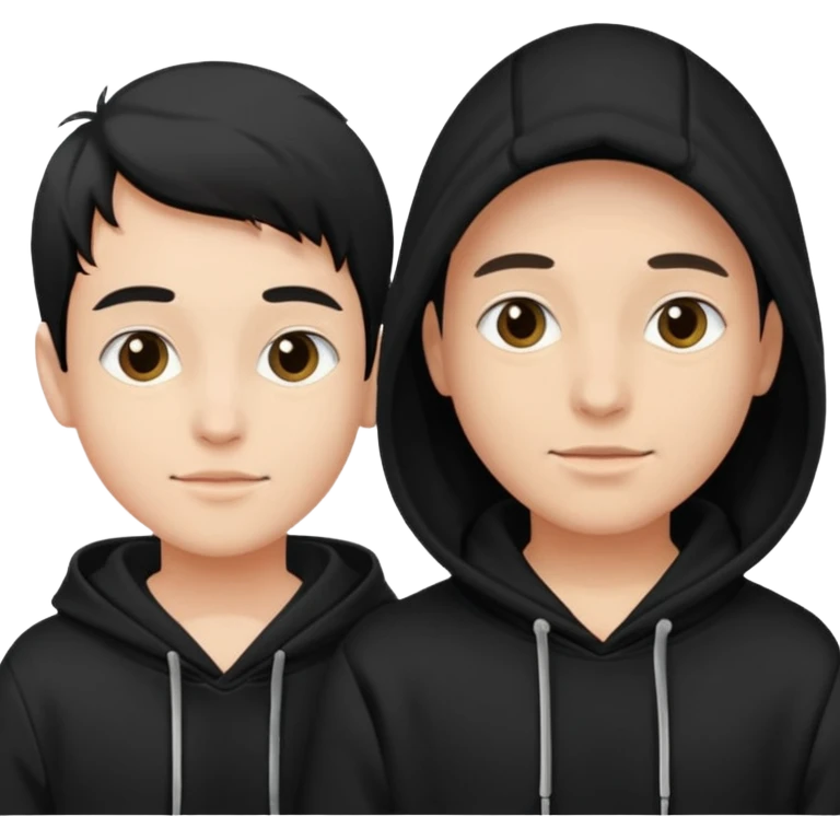 rich hoodied duo emoji