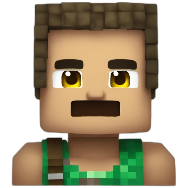 Make minecraft person emoji
