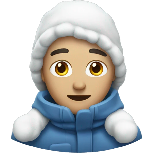Snowy weather  emoji