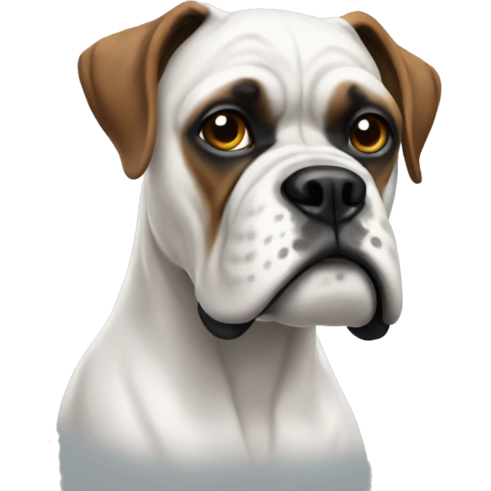 White boxer  emoji