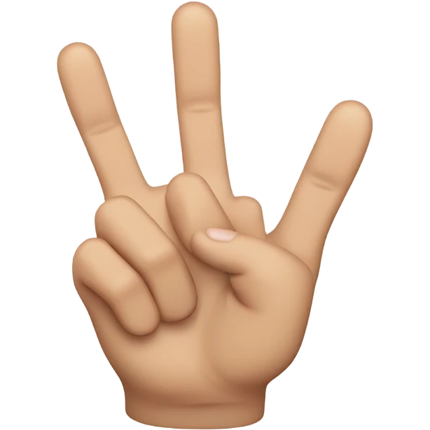 Indicate 4 and a half with your hand emoji