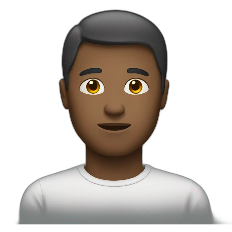 Person without face emoji