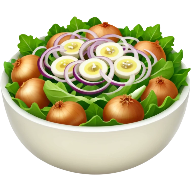 salad with onions emoji
