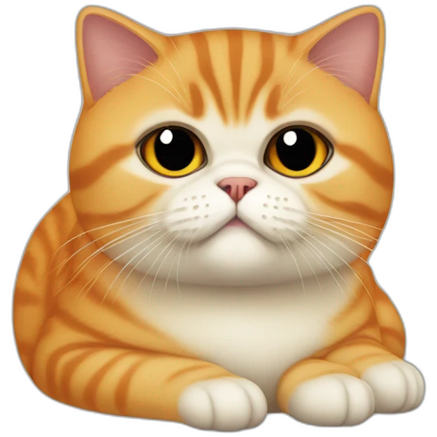 Exotic-shorthair-orange-cat emoji