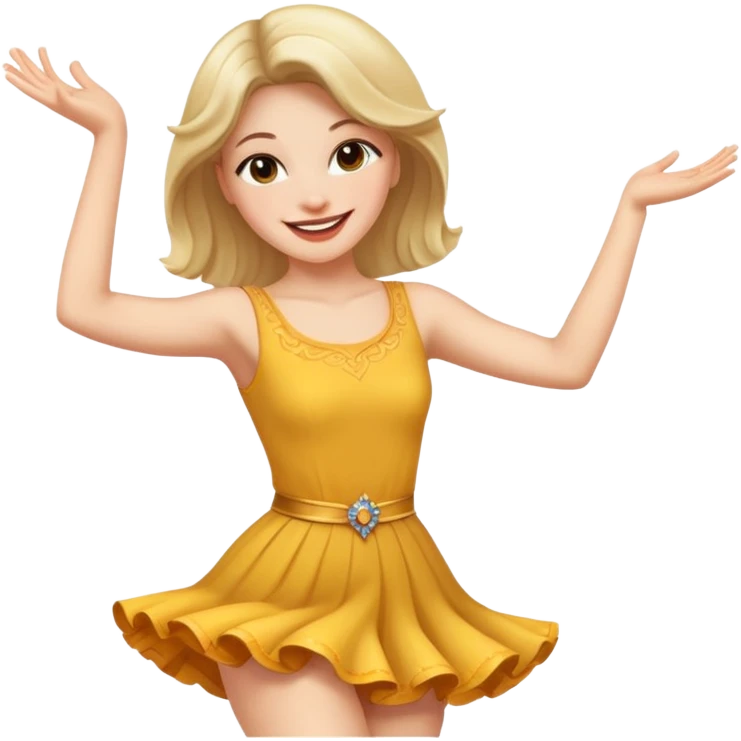танцующая женщина emoji