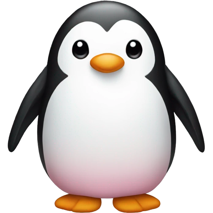 Pingüino rosa emoji