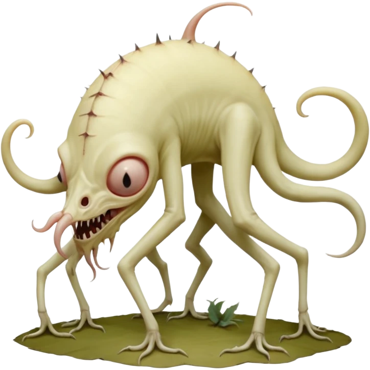 cinematic - hieronymus bosch phantasmagoric mutant creatures from the garden of earthly delights emoji