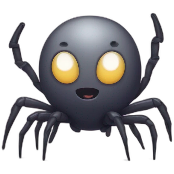cute spider emoji