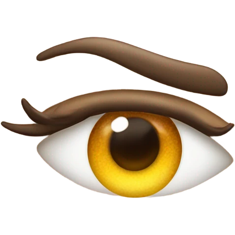 sexy eyes, cute smile emoji