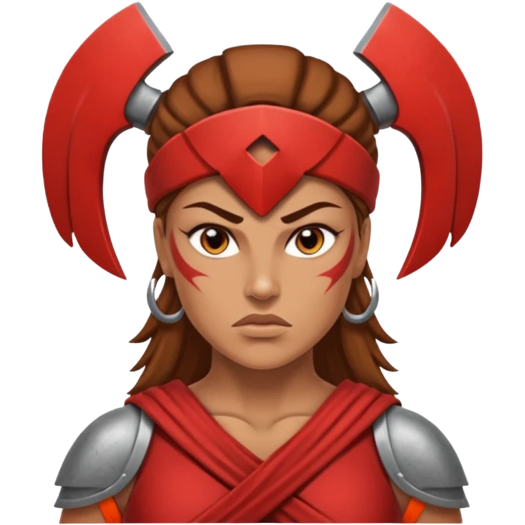 strong spartan woman emoji