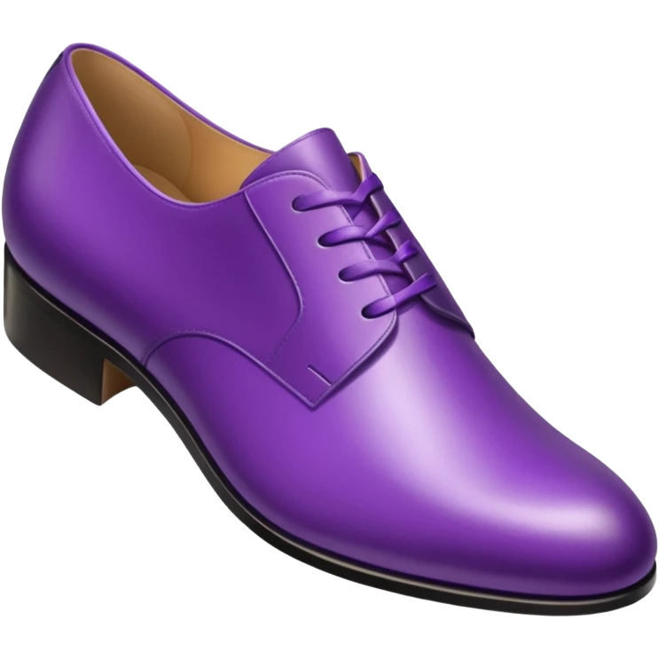 purple suit shoe emoji