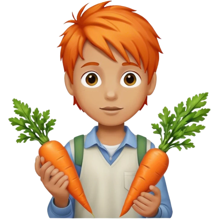 67 carrot boy emoji