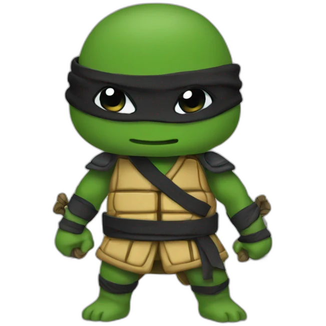 TORTUGA NINJA emoji
