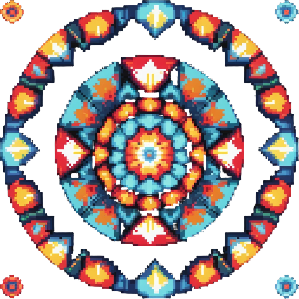 kaleidoscope effect emoji