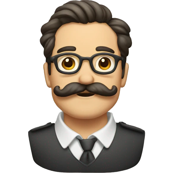 porco de bigode emoji