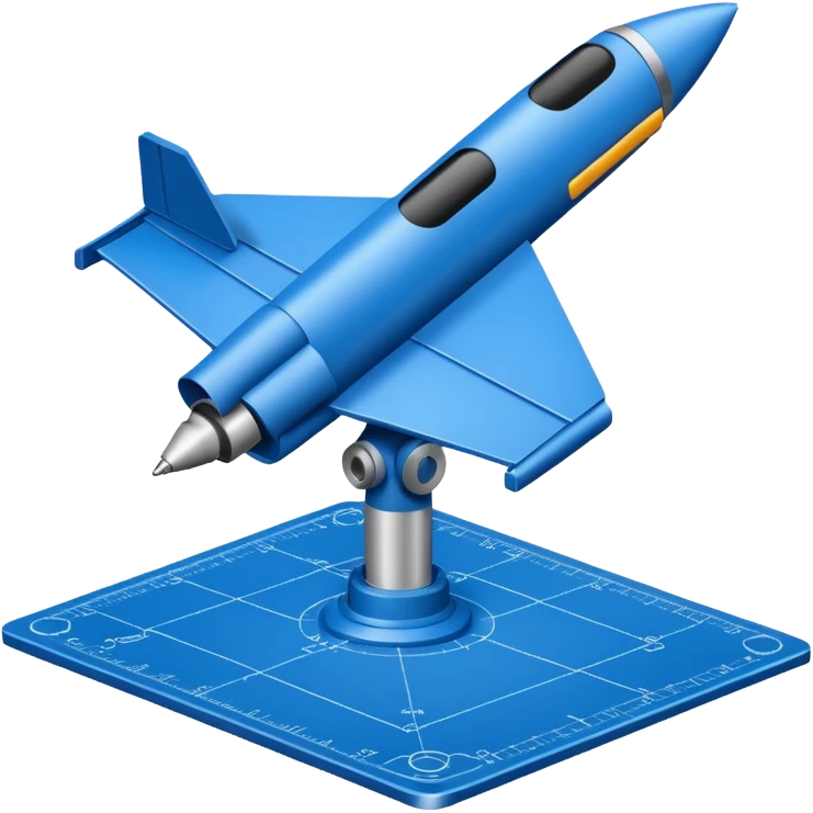 blueprint 2D drawing emoji