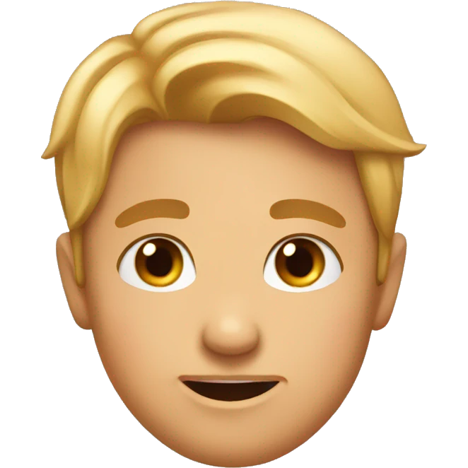 Blushing emoji