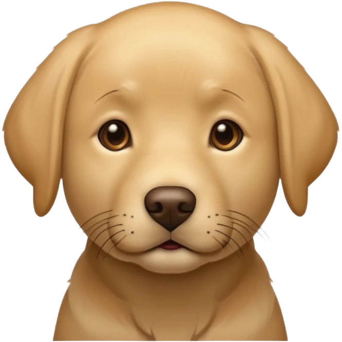 Labrador Light brown emoji