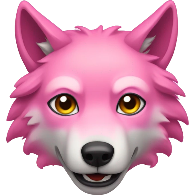 pink wolf emoji