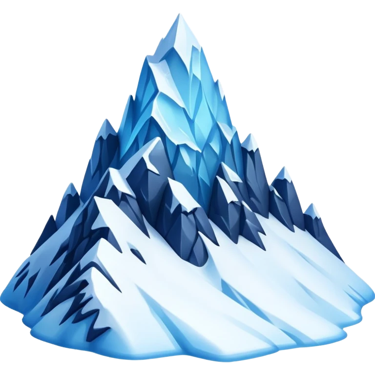 eternal blue winter mountain emoji