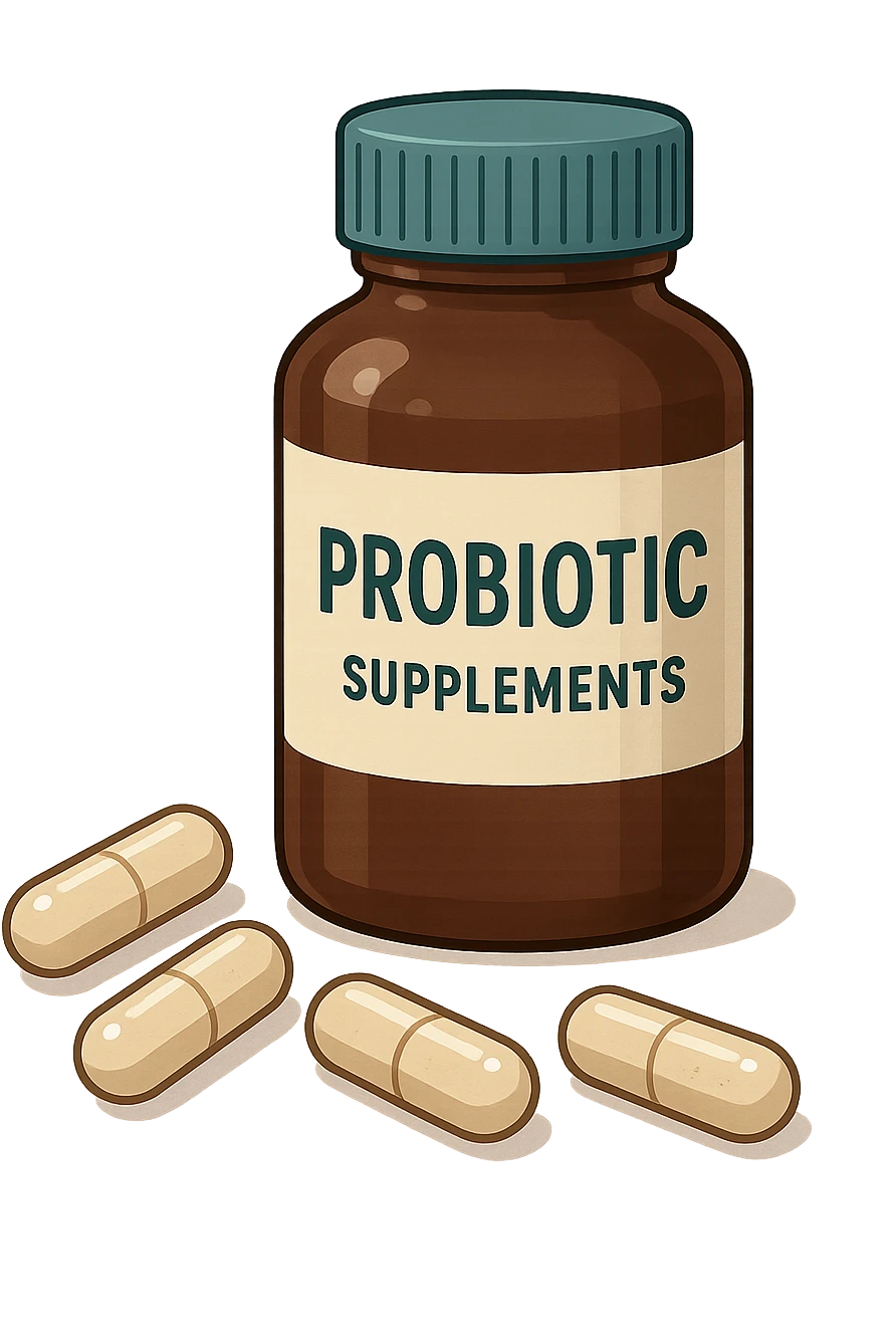 Probiotici integratori emoji