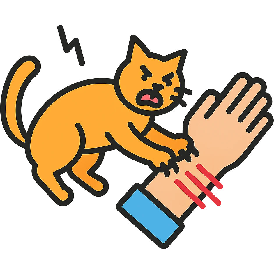 cat attack emoji