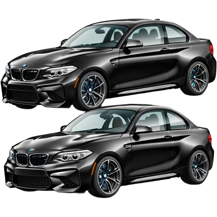 Black bmw m2 emoji