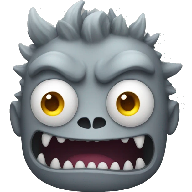 gray monster emoji