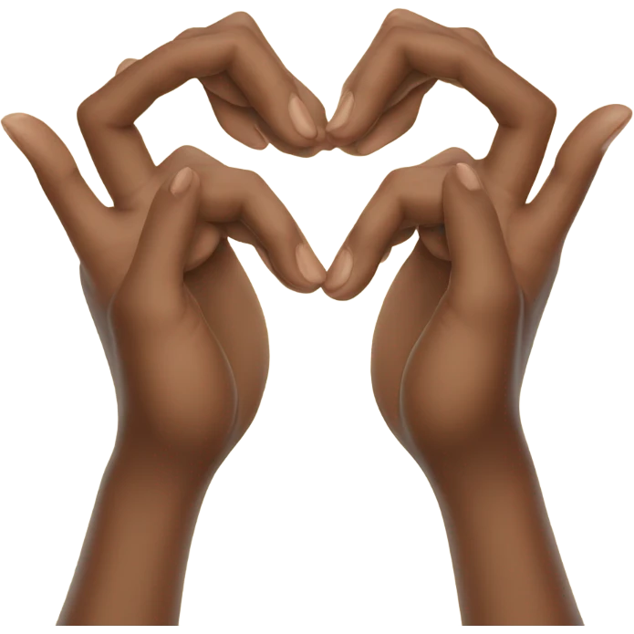 hands heart emoji