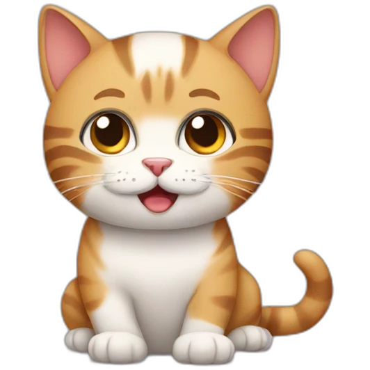 Busy cat  emoji