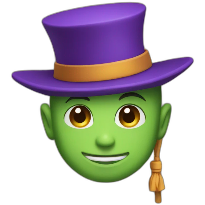 Piccolo with hat emoji
