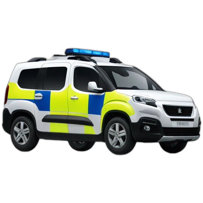 Peugeot rifter police municipale  emoji