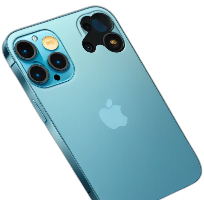 iPhone 13 Pro sierra blue emoji